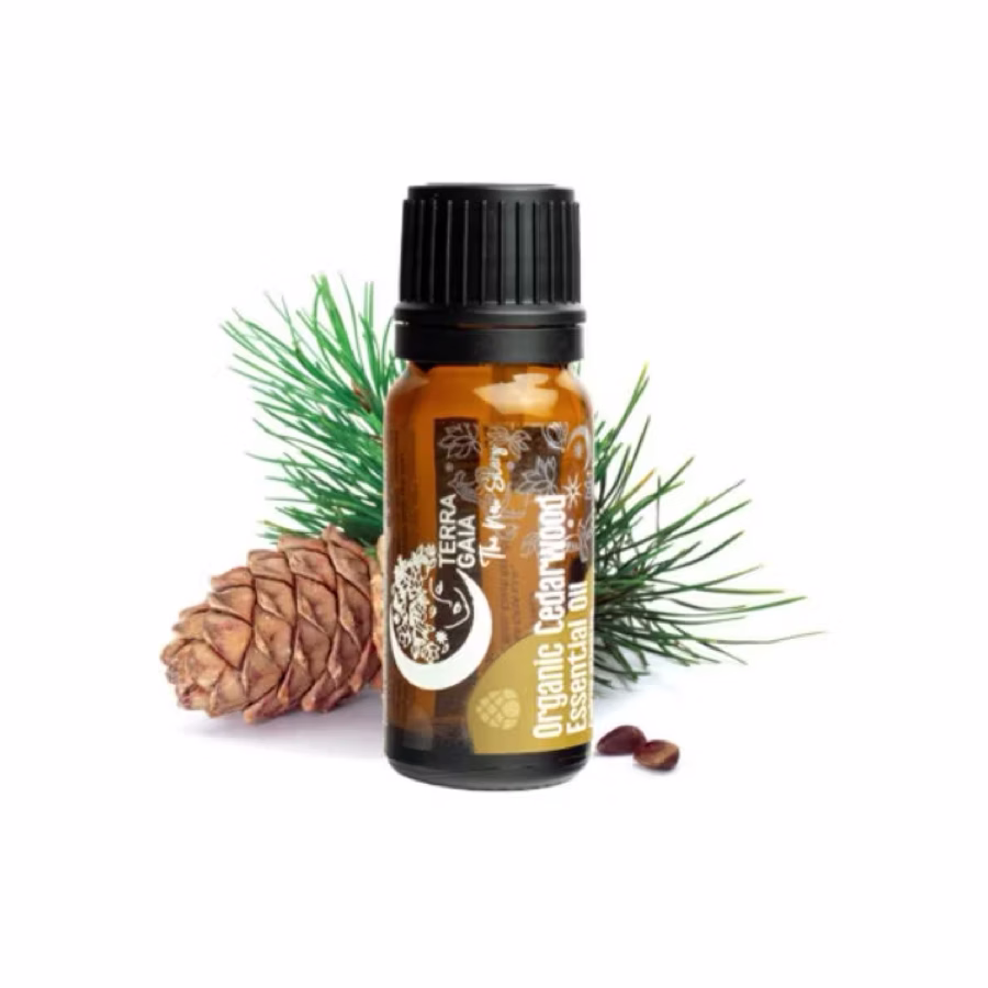 Flaska ekologisk eterisk cederträolja, 10 ml