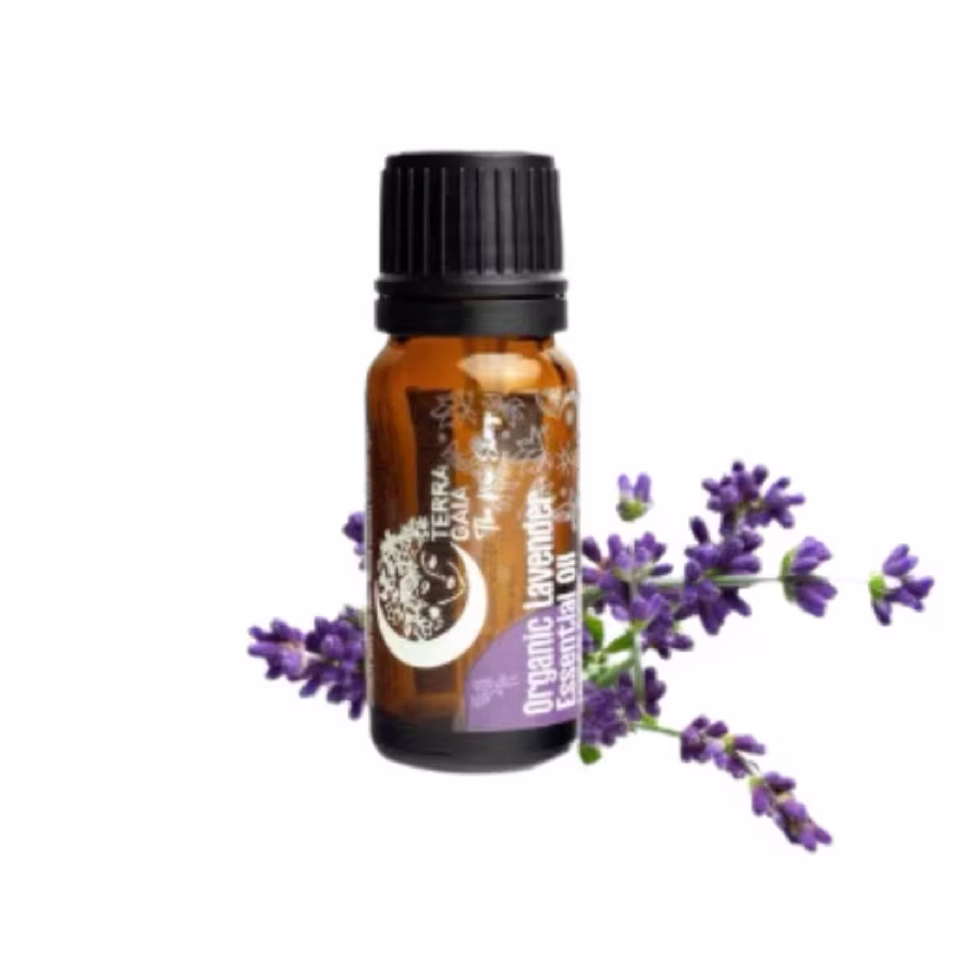 Liten flaska med ekologisk eterisk lavendelolja, 10 ml