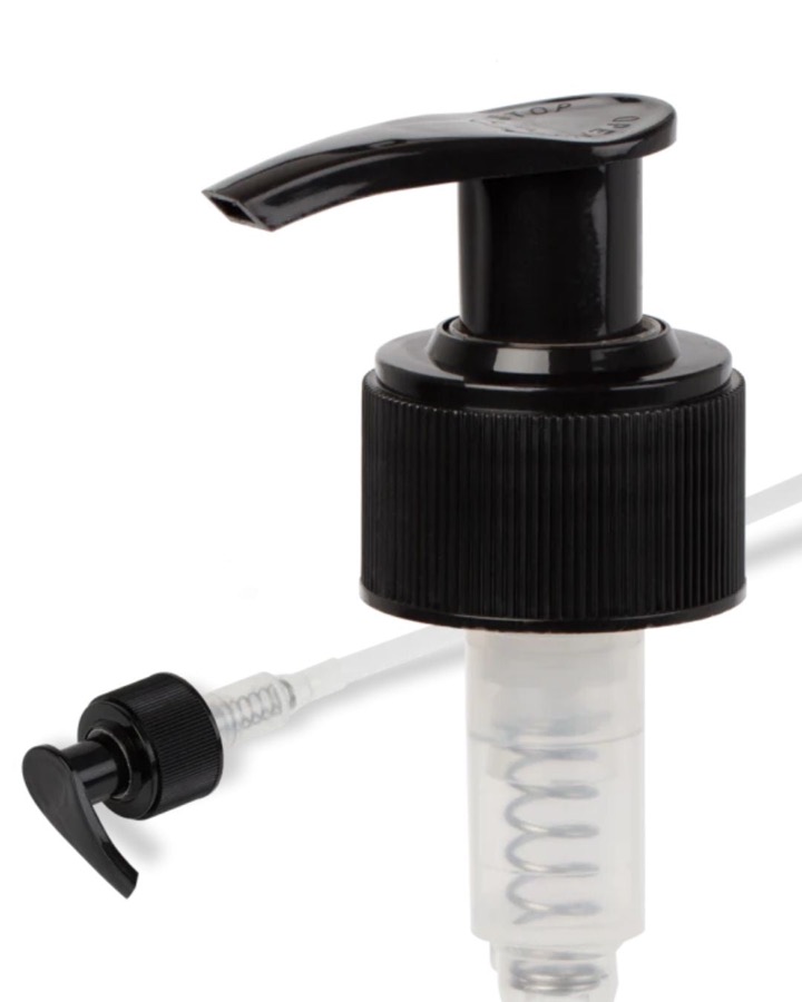 Svart pump till 500 ml-flaska